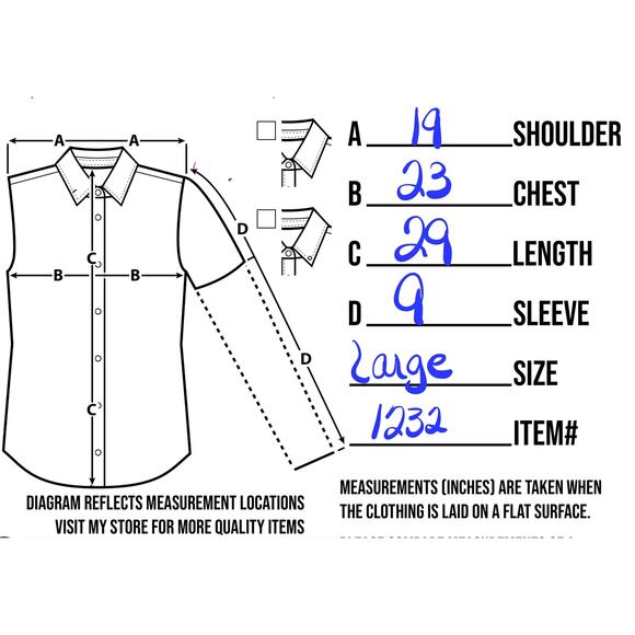 ENYCE Red Studded Embellished Short Sleeve Button Down Shirt Men's Size Large - Picture 2 of 10